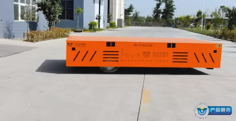 30噸噴漆房無軌搬運(yùn)車操作案例